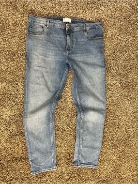 ASOS Light Blue Slim Straight Jeans